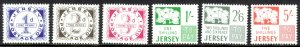 Jersey Sc# J1-J6 MNH Postage Due 1969 Numerals & Map