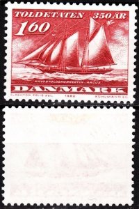 DENMARK 1982 TRANSPORT: Custom service -350. Customs schooner Argus. Single MVLH