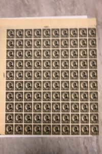 610 MNH SHEET HARDING 2¢
