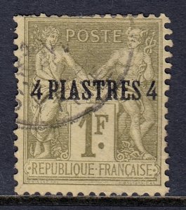 France (Offices in Turkey) - Scott #5 - Used - See description - SCV $15