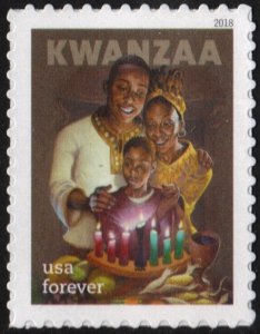 SC#5337 (50¢) Kwanzaa Single (2018) SA