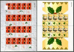 Great Britain Stamps # 1634B + # 1777A Rare Sheets NH Cat $425