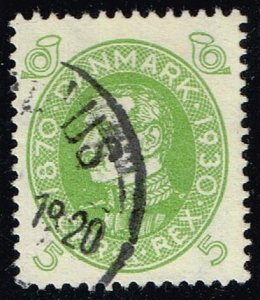 Denmark #210 King Christian X; Used (0.25)