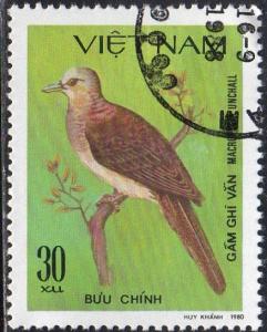 Vietnam 1127 - Cto - Barred Cuckoo-dove (1981) (cv $0.40)