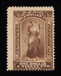 EXCELLENT GENUINE SCOTT #PR24 MINT NG 1875 CBNC PRINTING $1.92 NEWSPAPER STAMP