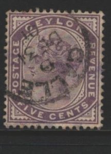 Ceylon Sc#131 Used