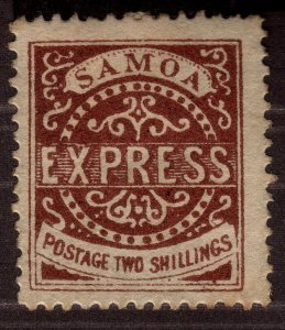 1877 Samoan Kingdom, Samoa 2Sh, Stamp, MH, Sc 7