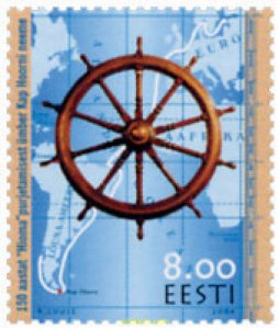 143522 MNH ESTONIA 2004 150 ANIVERSARIO DEL PASO POR CABO DE HORNOS DEL HIOMA