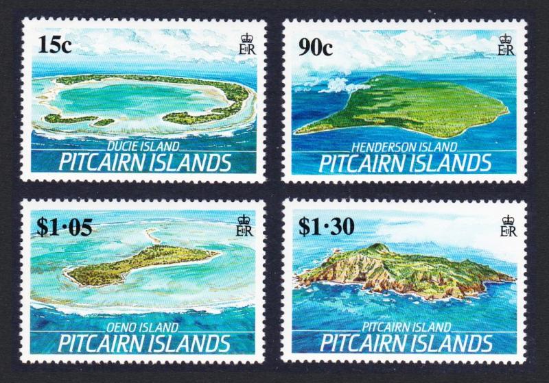 Pitcairn Islands of Pitcairn Group 4v SG#352-355 SC#327-330