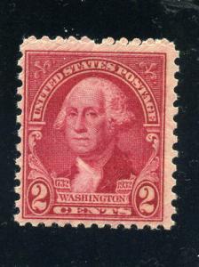 Scott #707 - 2¢ Washington - 1932 Rotary Press - MLH