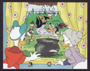 Disney-Dominica-Sc #930-Unused NH sheet-1985 Christmas-Broth