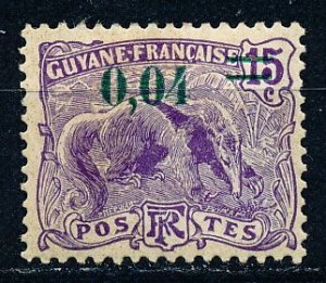 French Guiana #96 Single MH