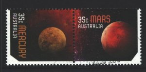 Australia 35c Mars and Mercury Used Pair