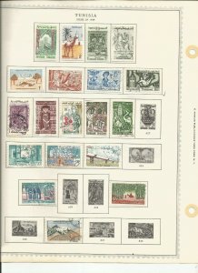 TUNISIA  OLD  MH/USED COLECTION WITH CLASSICS 7 PAGES