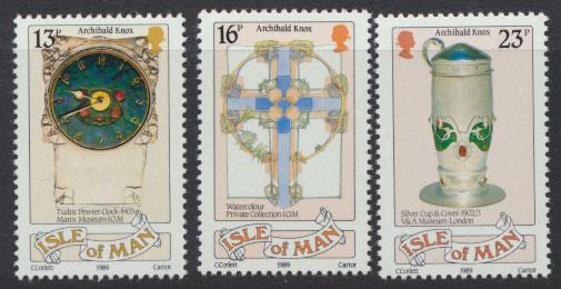 Isle of Man - SG 403-407  SC# 384-388  MUH Archibald Knox