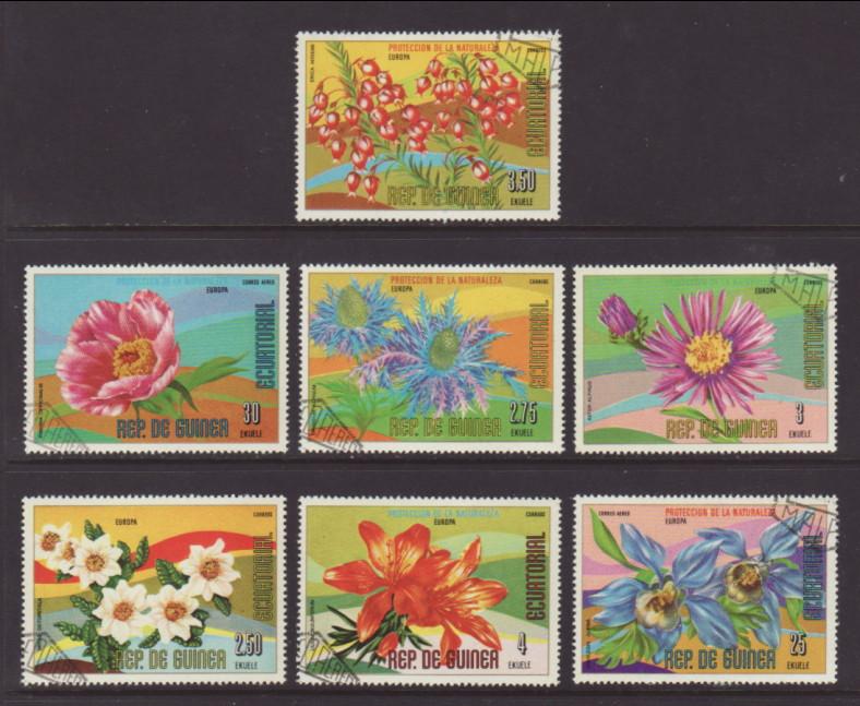 Equatorial Guinea European Flowers CTO VF