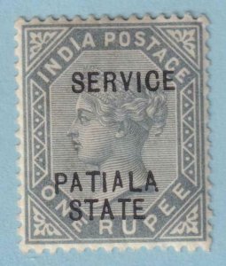 INDIA - PATIALA STATE O15 OFFICIAL - BROKEN A VARIETY - MINT HINGED OG *  AQR