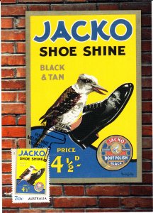 Australia 2014 Maxicard 70c Jacko Shoe Shine Advertising Poster