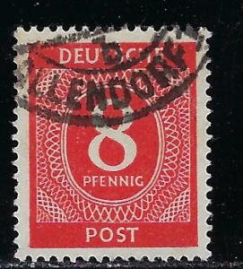 Germany AM Post Scott # 536, used