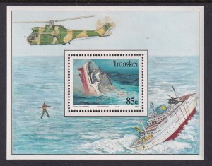 Transkei 301 Footnoted Souvenir Sheet MNH VF