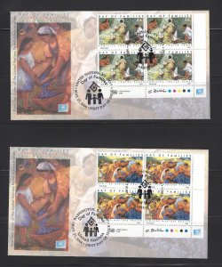 United Nations FDC 2006 Day of the Family, Set of 18 First Day Covers