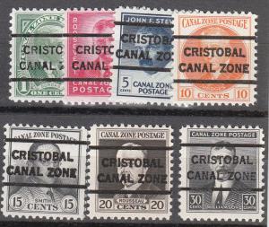 Canal Zone, Type III precancels