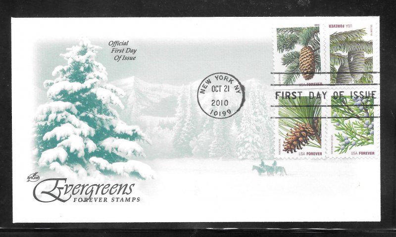 Just Fun Cover #4478-81 FDC Artcraft Cachet. (A1381)