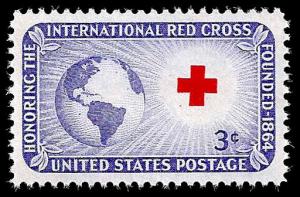# 1016 MINT NEVER HINGED RED CROSS TEMP