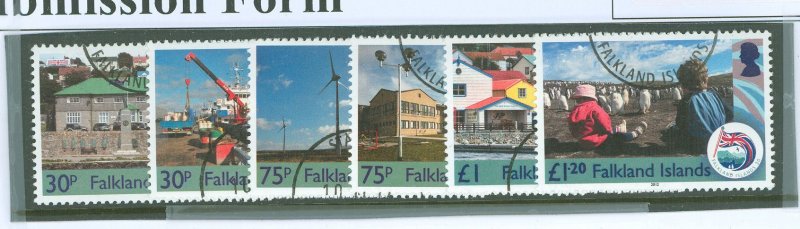 Falkland Islands #1052-1057 Used