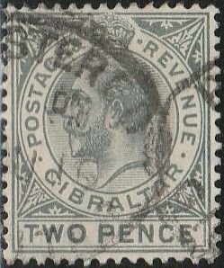Gibralter, #68 Used From 1912