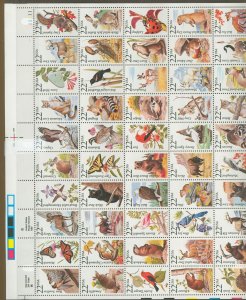 United States #2286-2335 Mint (NH) Single (Complete Set) (Wildlife)