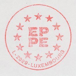 Meter cut Luxembourg 1995 Europa - EP PE