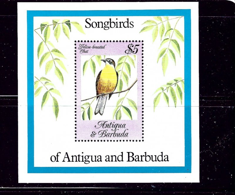 Antigua 778 MNH 1984 Birds S/S      #2