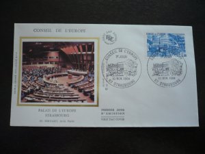 Stamps - France Council of Europe - Scott# 1036 - First Day Cover