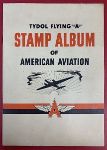 Tydol Flying, Stamp Album of American Aviation, with 21 Different Poster Stamps