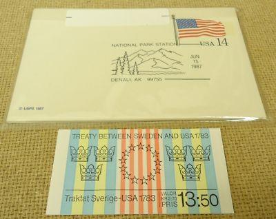 Collection USA Stamp Postcards and Envelopes