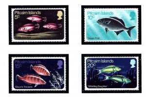 Pitcairn Is 114-17 MNH 1970 Fish         (KA)