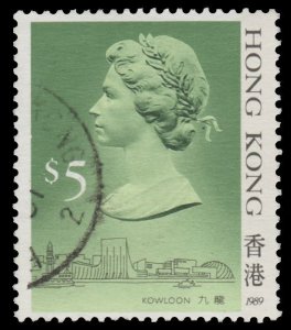 HONG KONG STAMP 1987 SCOTT # 501a. USED. # 1