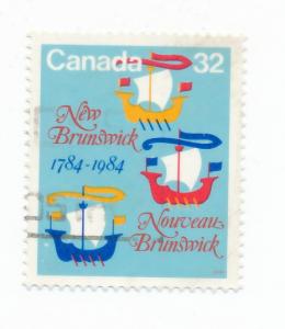 Canada 1984 - Scott 1014 used - 32c,  New Brunswick