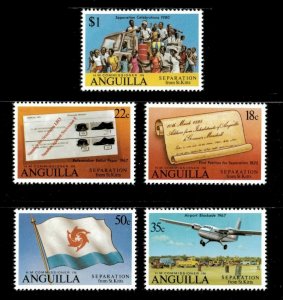 Anguilla 1980 - Separation Celebration - Set of 5v - Scott 424-28 - MNH