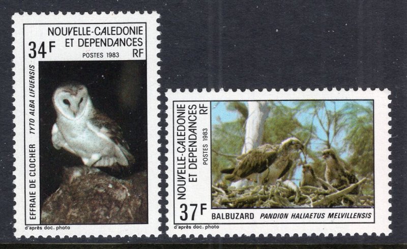 New Caledonia 493-494 Birds MNH VF