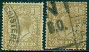 GREAT BRITAIN SG-429, SCOTT # 200, USED, FINE-VERY FINE, 2 STAMPS, GREAT PRICE!
