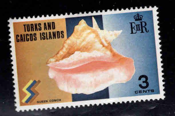 Turks and Caicos Islands Scott 233 MH* Conch shell stamp