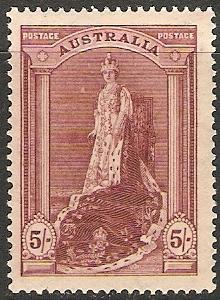 Australia 1938 Scott 177 Queen Elizabeth II MLH