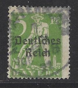 German States Bavaria Scott # 256, used