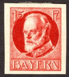 1920, Bavaria 15pf, MH, Sc 122