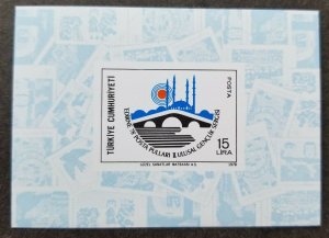 Turkey Edirne'78 National Youth Expo 1978 Bridge Islamic Mosque (ms) MNH *imperf