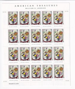 U.S.: Sc #4653, American Treasures Forever Stamps, Sheet of 20, MNH