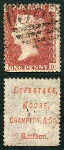 PP24 Penny Plate Underprinted Copestake Moore (Type 12)