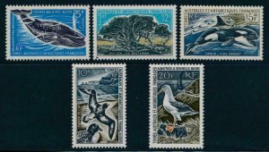 French Southern Antarctic Territory (FSAT) 25-28 Mint LH, Bird, Whale